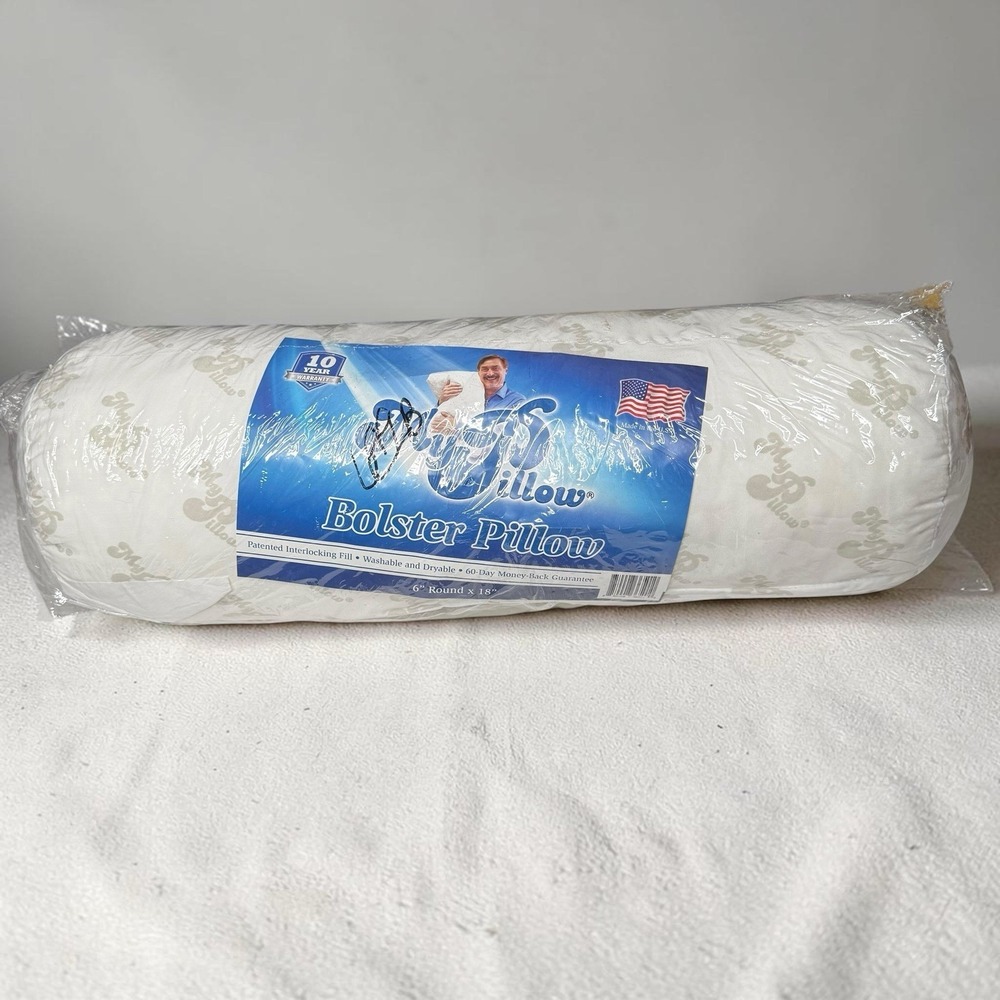 My Pillow Neck and Cervical Bolster Pillow - MyPillow Made In USA NIB 6"x18"